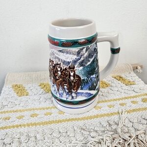 1993 Budweiser Holiday Stein Special Delivery  Holiday Collection